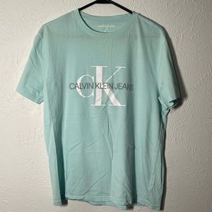 Turquoise Calvin Klein Shirt